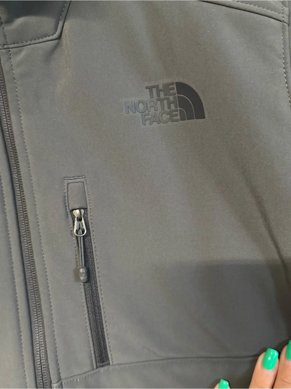The North Face windwall jacket gray coat